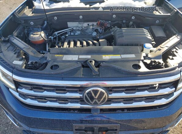 1V2FE2CA1NC212440 2022 VOLKSWAGEN ATLAS Blue Շարժիչի բաժամունքի տեսք