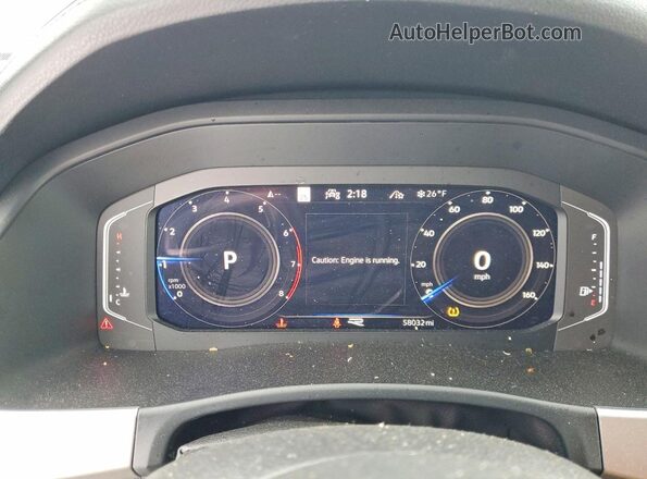 1V2FE2CA1PC207435 2023 VOLKSWAGEN ATLAS Black Вид щитка приладів