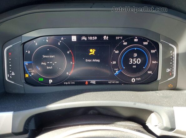 1V2FE2CA7PC212154 2023 VOLKSWAGEN ATLAS Gray Widok zestawu wskaźników