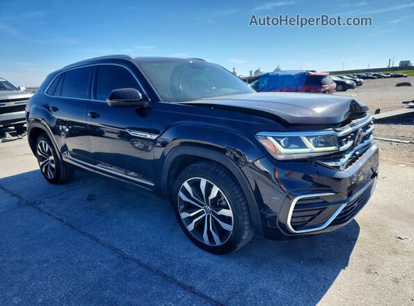 1V2FE2CAXMC205078 2021 VOLKSWAGEN ATLAS Black Передня права чверть