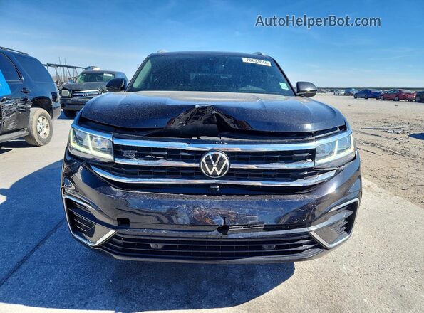 1V2FE2CAXMC205078 2021 VOLKSWAGEN ATLAS Black Вид спереду