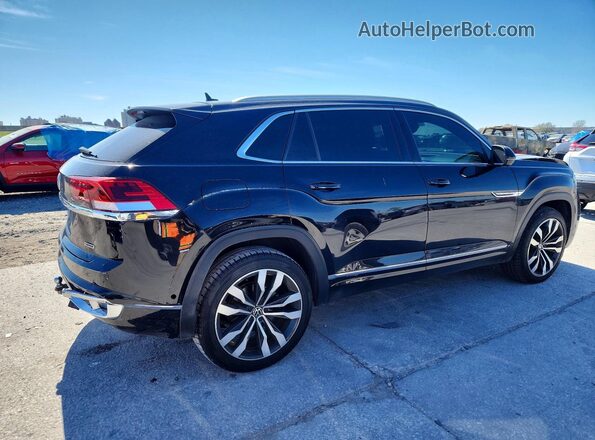 1V2FE2CAXMC205078 2021 VOLKSWAGEN ATLAS Black Задня права чверть