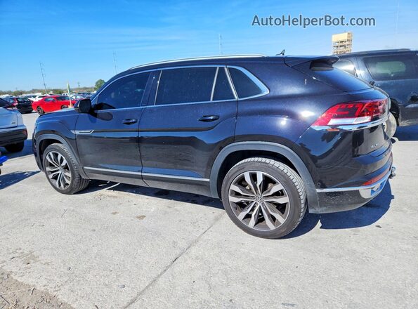 1V2FE2CAXMC205078 2021 VOLKSWAGEN ATLAS Black Задня ліва чверть