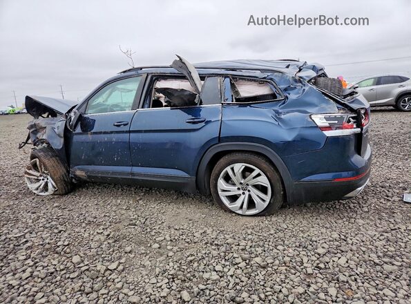 1V2HR2CA3MC525968 2021 VOLKSWAGEN ATLAS Blue Rear left