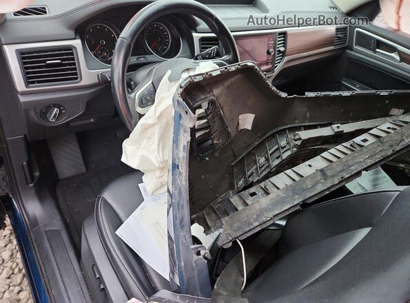1V2HR2CA3MC525968 2021 VOLKSWAGEN ATLAS Blue Dashboard view