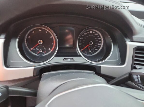 1V2HR2CA3MC525968 2021 VOLKSWAGEN ATLAS Blue Instrument cluster view