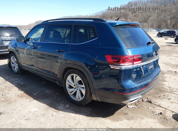 1V2HR2CA5MC552685 2021 VOLKSWAGEN ATLAS Blue Trasero izquierdo