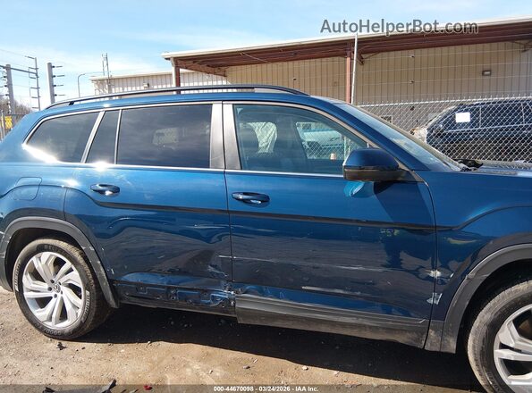 1V2HR2CA5MC552685 2021 VOLKSWAGEN ATLAS Blue Vista frontal