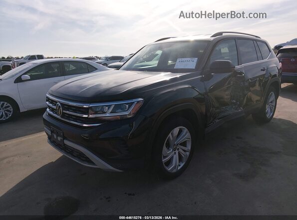 1V2HR2CAXMC573399 2021 VOLKSWAGEN ATLAS Black Front left