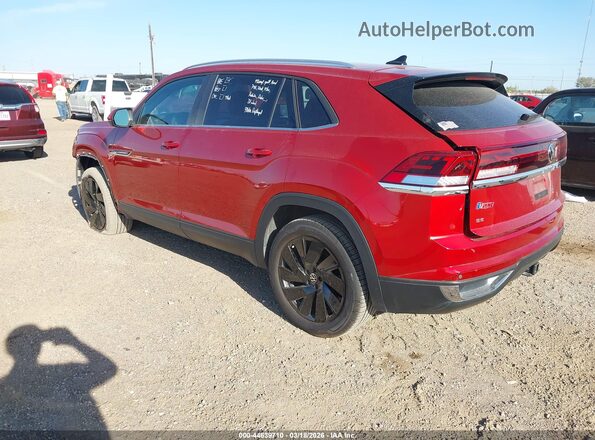1V2JE2CA3SC220349 2025 VOLKSWAGEN ATLAS Red უკანა მარცხენა