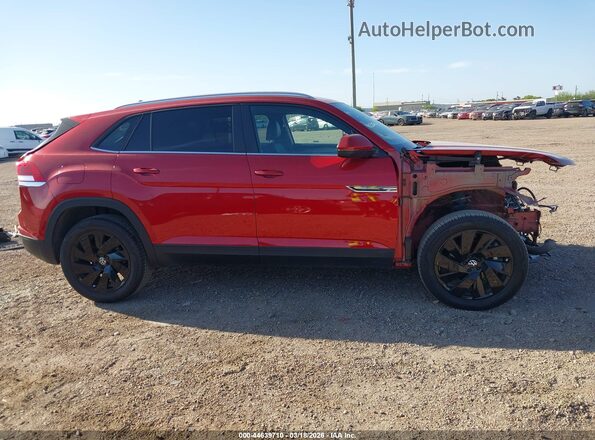 1V2JE2CA3SC220349 2025 VOLKSWAGEN ATLAS Red სალონის 360-გრადუსიანი ხედი
