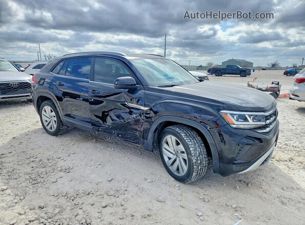 1V2JE2CA5MC201868 2021 VOLKSWAGEN ATLAS Black Przód prawy