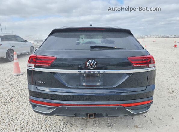 1V2JE2CA5MC201868 2021 VOLKSWAGEN ATLAS Black Widok z tyłu