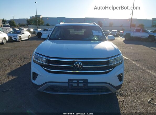 1V2JR2CA0MC564938 2021 VOLKSWAGEN ATLAS White Vista del cuadro de instrumentos