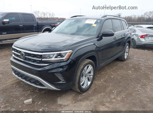 1V2JR2CA9PC530274 2023 VOLKSWAGEN ATLAS Black წინა მარცხენა ხედი სამი მეოთხედიდან
