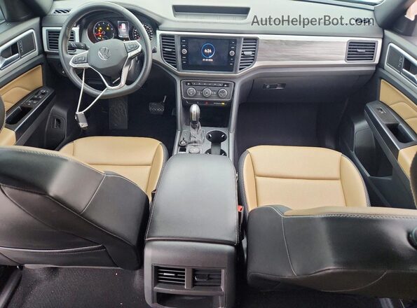 1V2KC2CA9MC210969 2021 VOLKSWAGEN ATLAS White Dashboard view