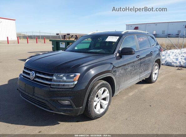 1V2LR2CA5KC537675 2019 VOLKSWAGEN ATLAS Black Przód lewy