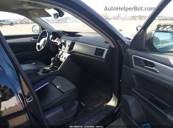 1V2LR2CA5KC537675 2019 VOLKSWAGEN ATLAS Black Widok wnętrza z przodu