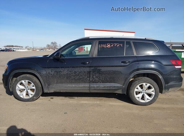 1V2LR2CA5KC537675 2019 VOLKSWAGEN ATLAS Black Widok wnętrza 360 stopni