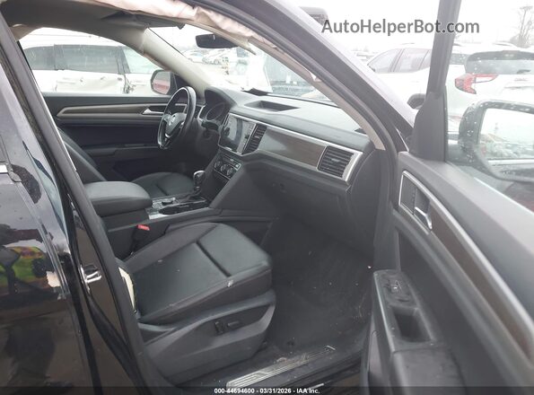 1V2MR2CA5JC503111 2018 VOLKSWAGEN ATLAS Black წინა სალონის ხედი