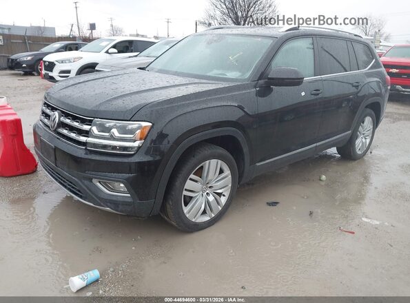 1V2MR2CA5JC503111 2018 VOLKSWAGEN ATLAS Black წინა მარცხენა ხედი სამი მეოთხედიდან