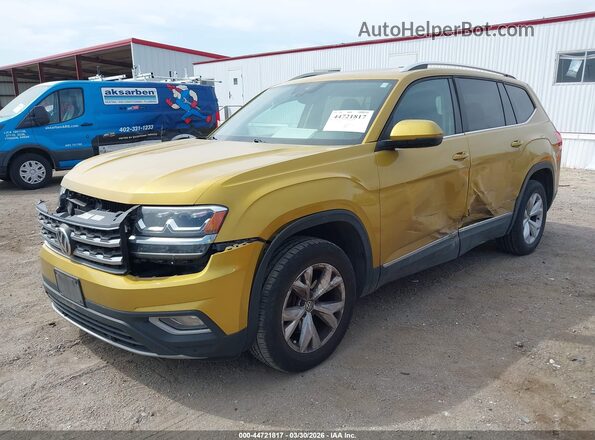 1V2MR2CA9JC525936 2018 VOLKSWAGEN ATLAS Gold Front left