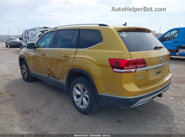 1V2MR2CA9JC525936 2018 VOLKSWAGEN ATLAS Gold Rear left