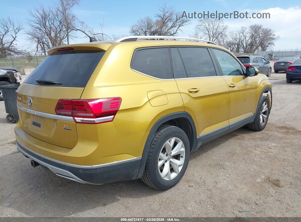 1V2MR2CA9JC525936 2018 VOLKSWAGEN ATLAS Gold Rear right