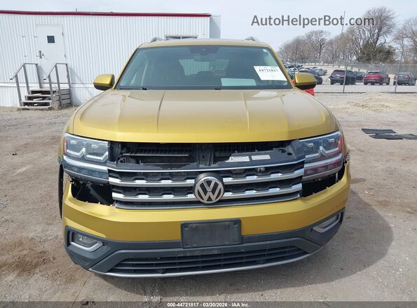 1V2MR2CA9JC525936 2018 VOLKSWAGEN ATLAS Gold Instrument cluster view
