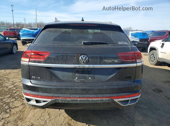1V2PE2CA0MC231077 2021 VOLKSWAGEN ATLAS Black Rear view