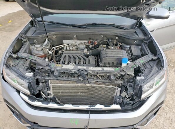 1V2RR2CA2MC523942 2021 VOLKSWAGEN ATLAS Silver Vista del compartimento del motor