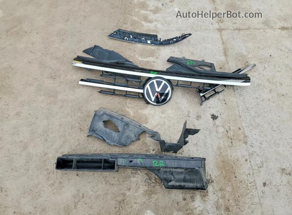 1V2RR2CA2MC523942 2021 VOLKSWAGEN ATLAS Silver Vista de la etiqueta del VIN