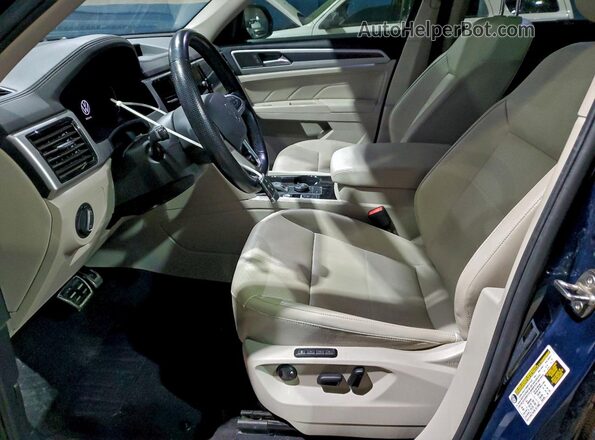 1V2SR2CA0PC518888 2023 VOLKSWAGEN ATLAS Синий Вид салона спереди