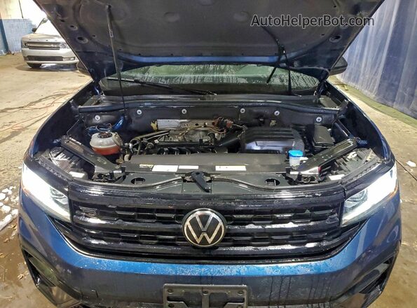 1V2SR2CA0PC518888 2023 VOLKSWAGEN ATLAS Синий Вид подкапотного пространства