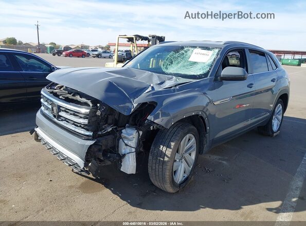 1V2WC2CA1MC228495 2021 VOLKSWAGEN ATLAS Gray Вид спереду