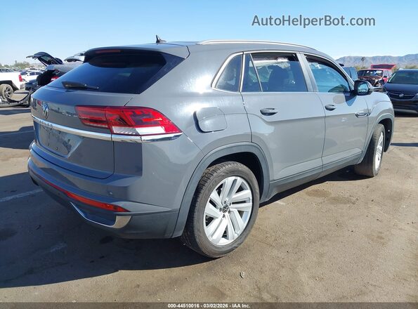 1V2WC2CA1MC228495 2021 VOLKSWAGEN ATLAS Gray Задня права чверть