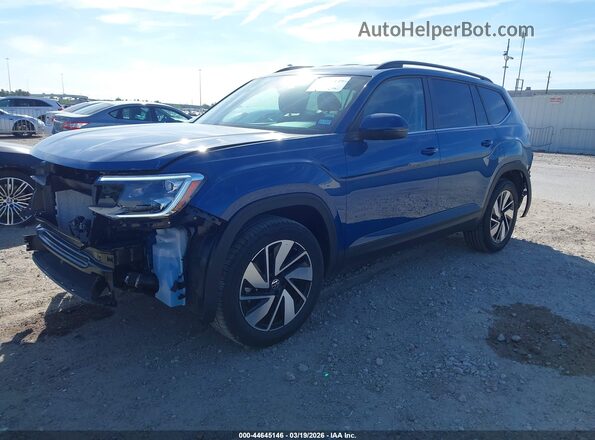 1V2WN2CA3TC531643 2026 VOLKSWAGEN ATLAS Blue Передня ліва чверть