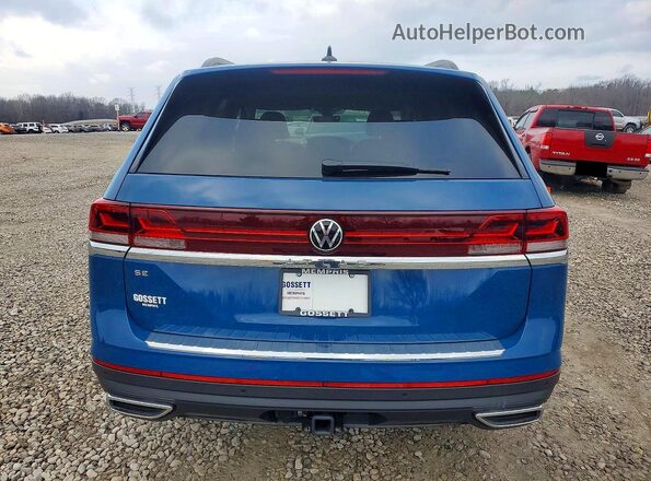 1V2WN2CA4TC515872 2026 VOLKSWAGEN ATLAS Blue Вид ззаду