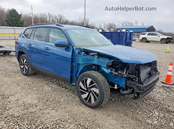 1V2WN2CA4TC515872 2026 VOLKSWAGEN ATLAS Blue Передня права чверть