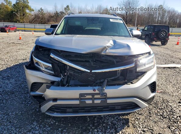1V2WR2CA0MC576867 2021 VOLKSWAGEN ATLAS Silver Front view