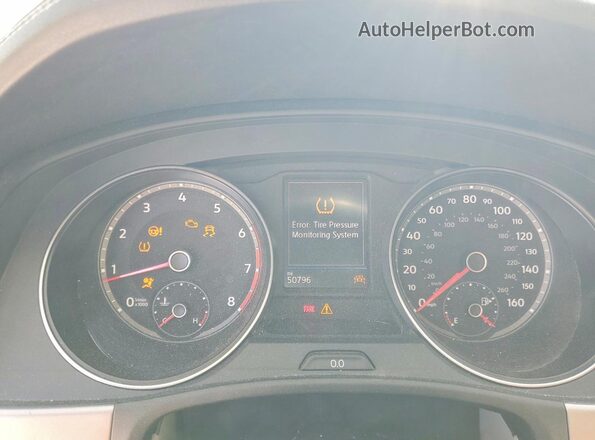 1V2WR2CA3KC560742 2019 VOLKSWAGEN ATLAS Синий Вид щитка приборов