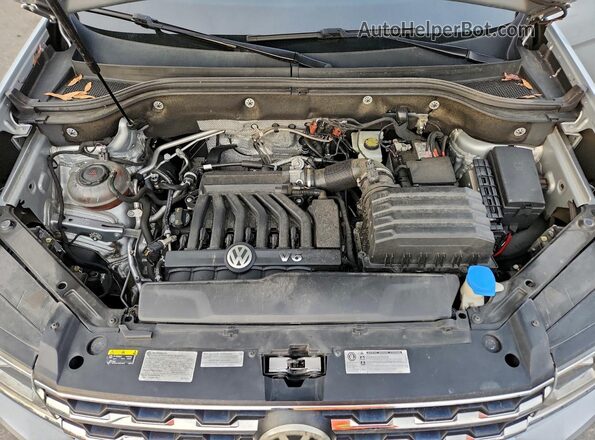 1V2WR2CA7KC596899 2019 VOLKSWAGEN ATLAS Silver ძრავის განყოფილების ხედი