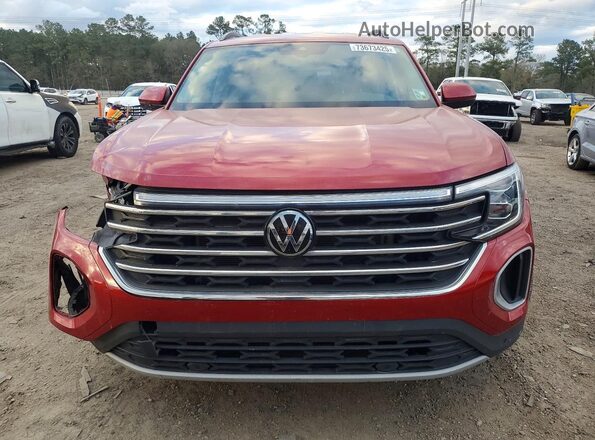 1V2WR2CA9RC542871 2024 VOLKSWAGEN ATLAS Красный Вид спереди