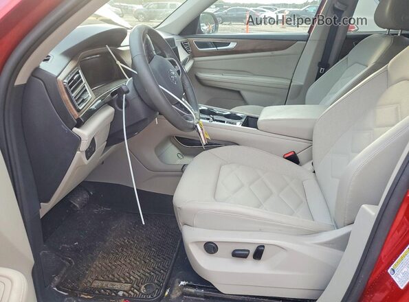 1V2WR2CA9RC542871 2024 VOLKSWAGEN ATLAS Красный Вид салона спереди