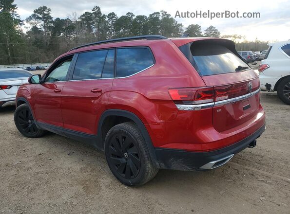 1V2WR2CA9RC542871 2024 VOLKSWAGEN ATLAS Красный Задняя левая четверть