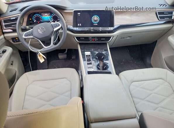 1V2WR2CA9RC542871 2024 VOLKSWAGEN ATLAS Красный Вид панели приборов