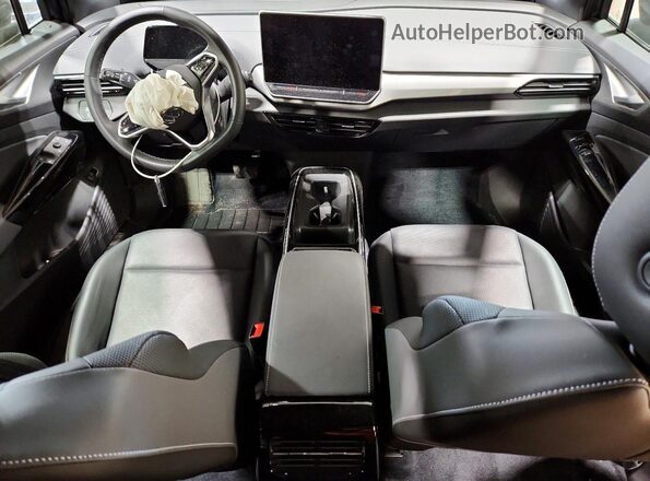 1V2WSPE87RC009820 2024 VOLKSWAGEN ID.4 Black წინა პანელის ხედი