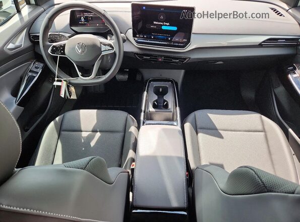 1V2WSPE87SC008706 2025 VOLKSWAGEN ID.4 White Widok deski rozdzielczej