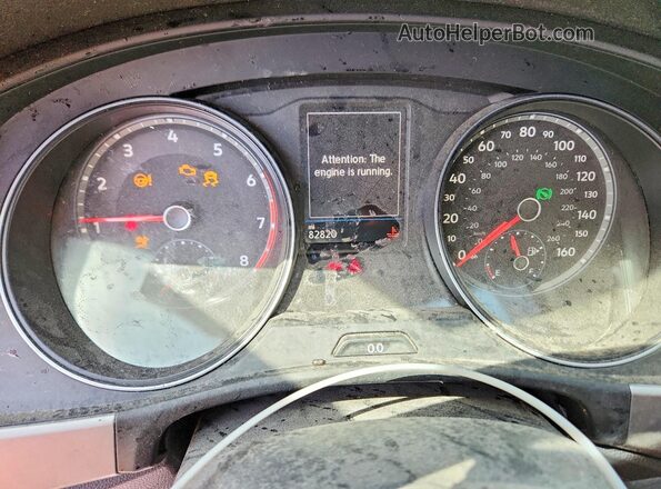1V2YR2CAXKC558561 2019 VOLKSWAGEN ATLAS White Instrument cluster view