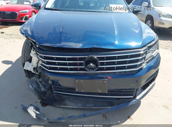 1VWAA7A30JC029529 2018 VOLKSWAGEN PASSAT Blue Front view